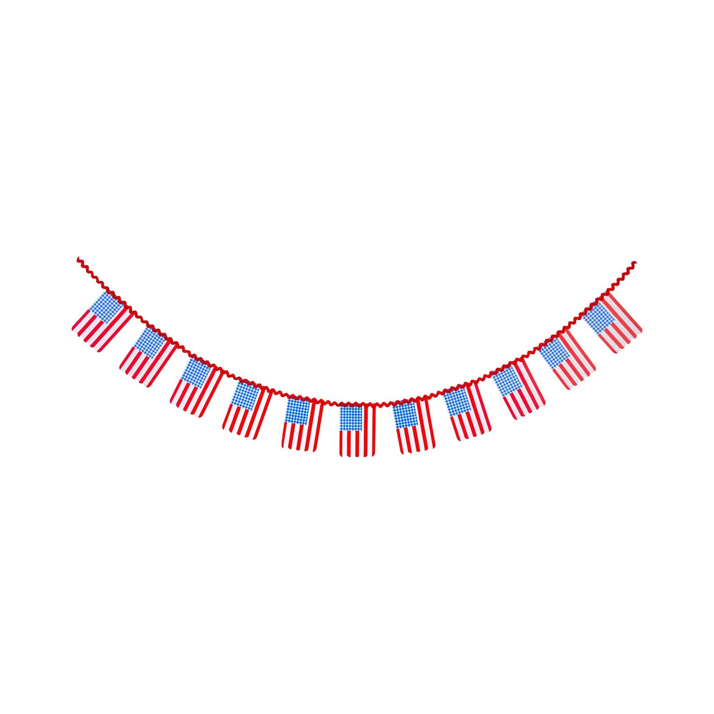 Gingham Flag Banner