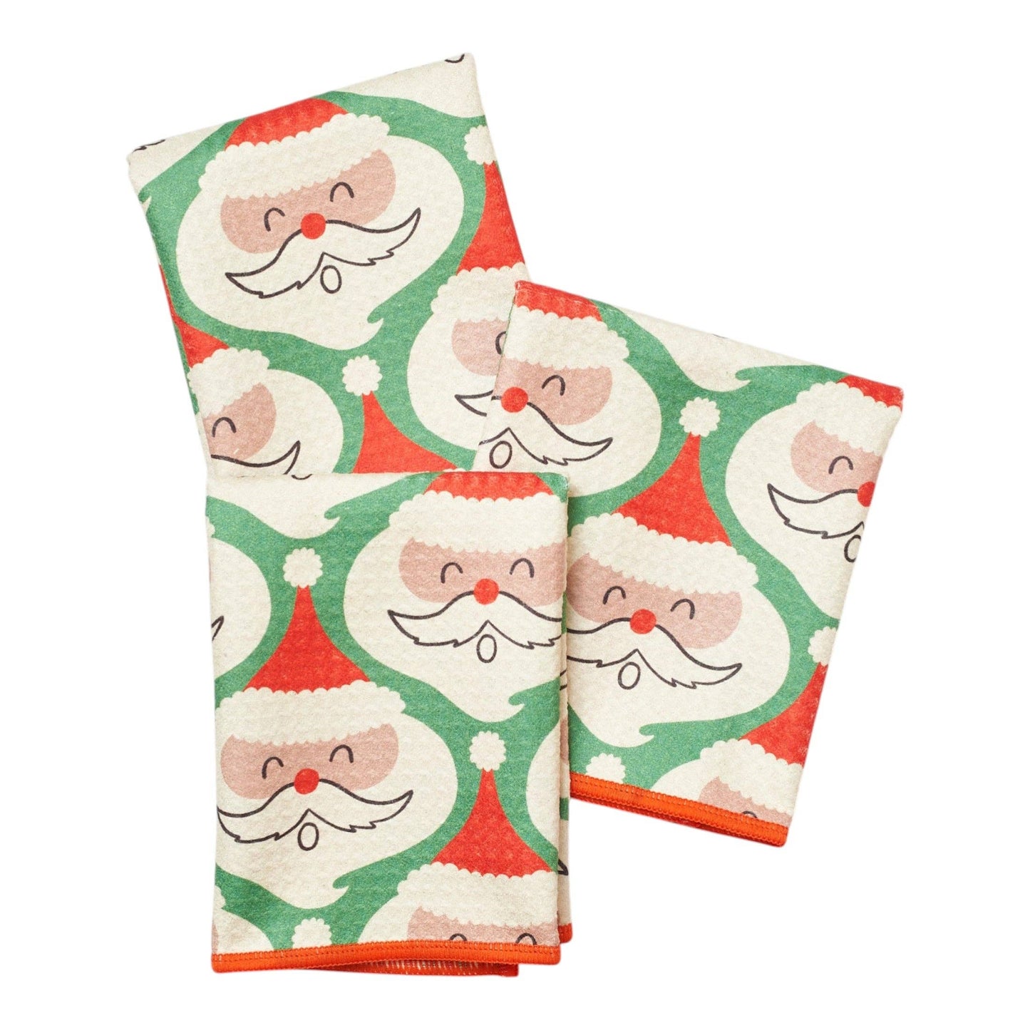 Once Again Home Reversible Mighty Minis - JO Santas, Set of 3