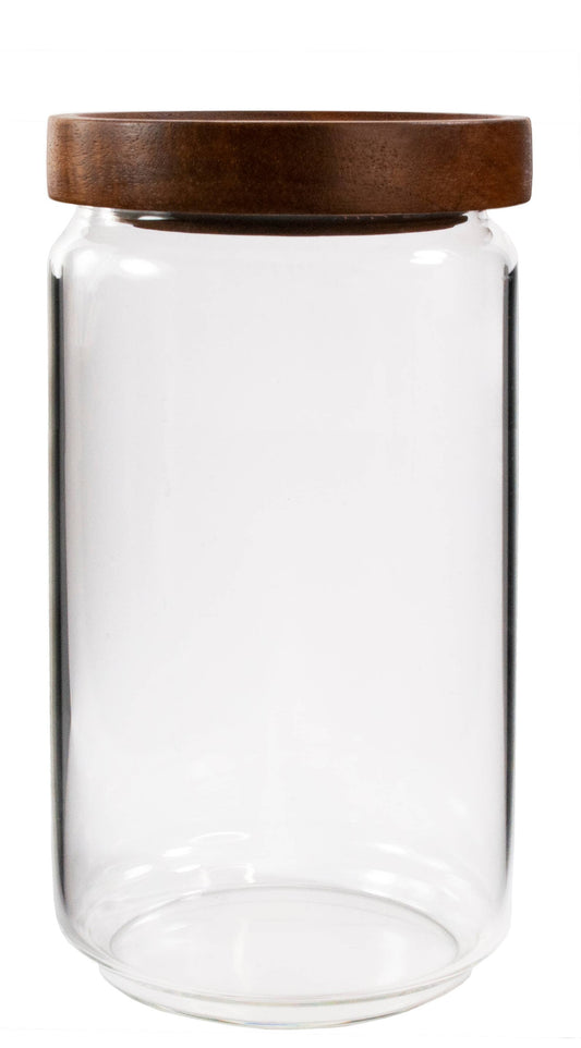 Borosilicate Glass Canister with Acacia Lid, 45oz
