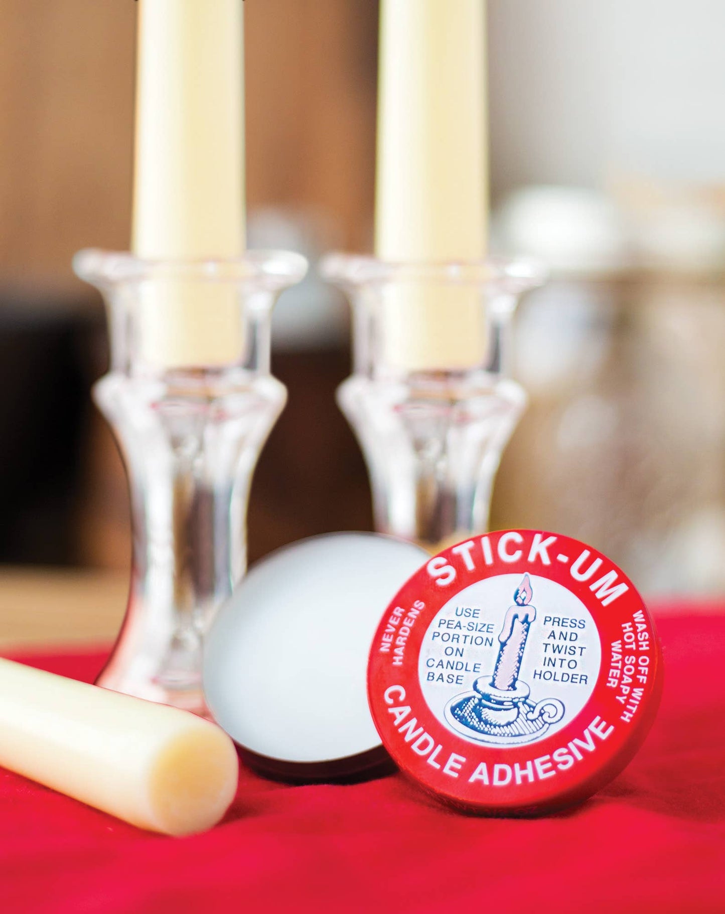 Fox Run Stick-Um Candle Adhesive, 0.5 oz