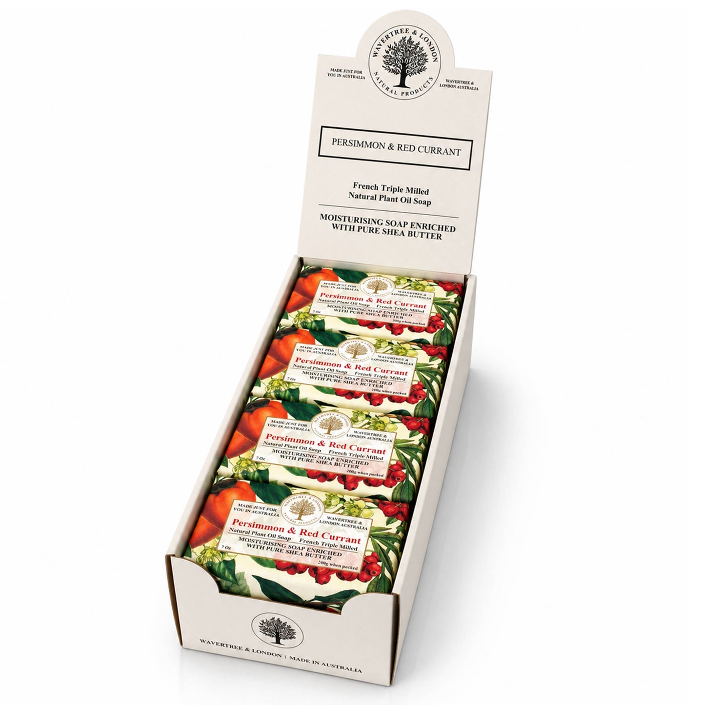 Wavertree & London - Wavertree Persimmon & Red Currant Luxury Soap Bars