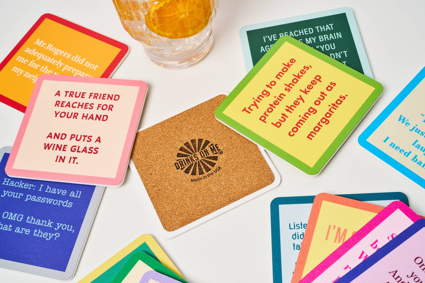 Drinks on Me - COASTER 5 Missed Calls | Funny Party Gift | Home Bar Decor