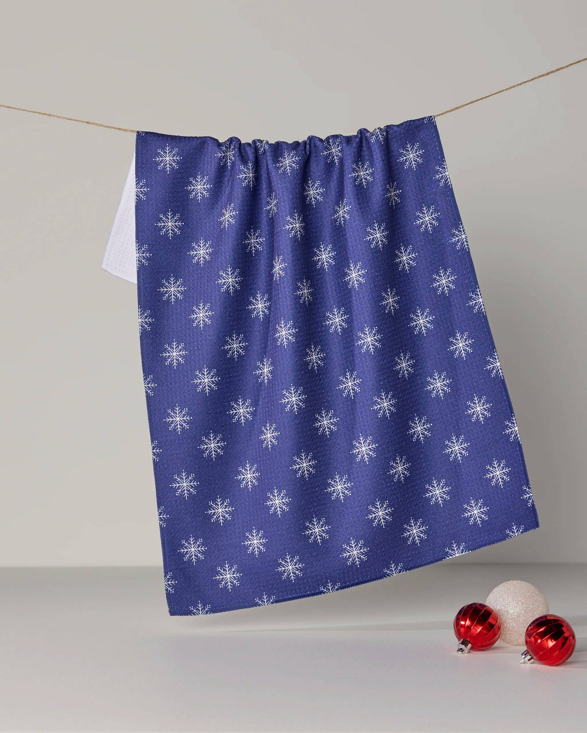 Geometry - Snowy Tea Towel