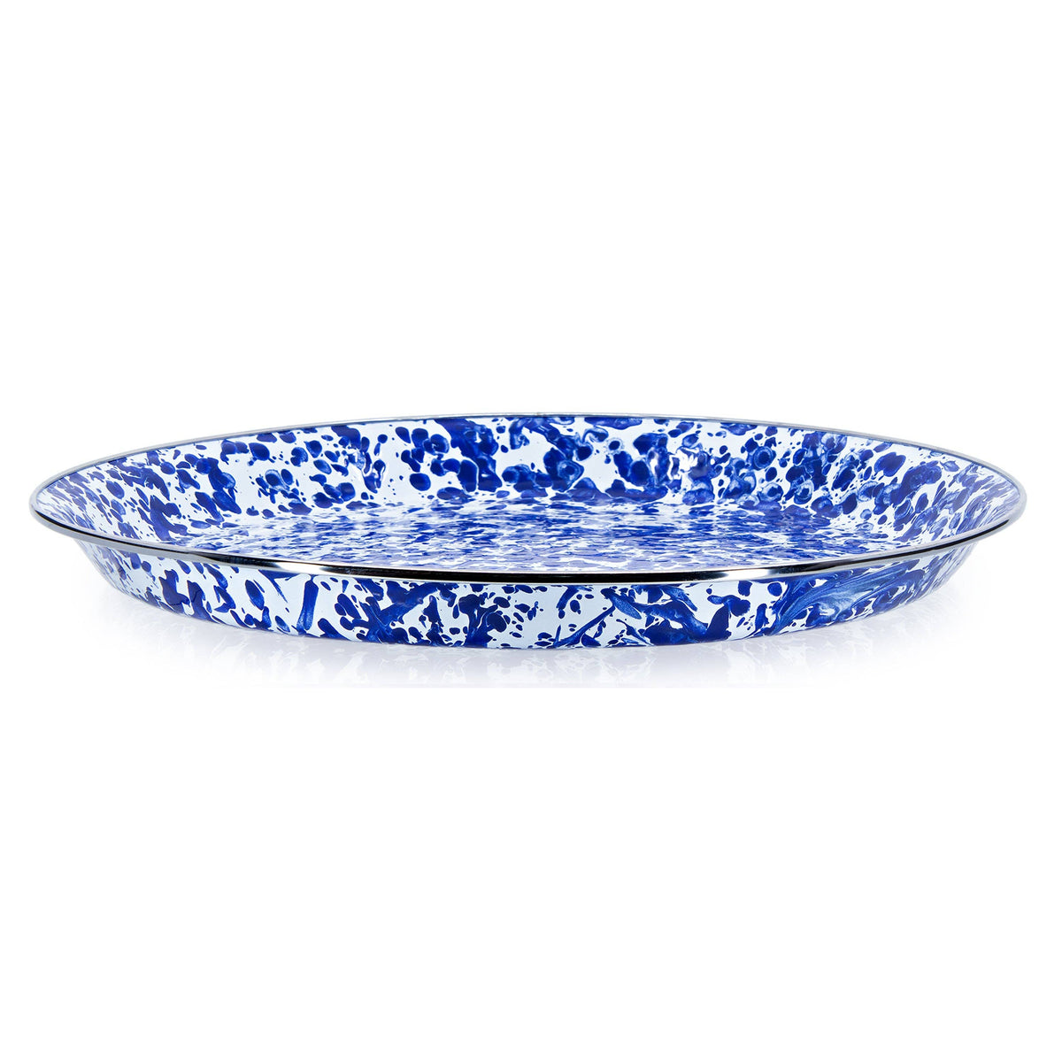 Crow Canyon Home - Golden Rabbit Enamelware Swirl Small Tray