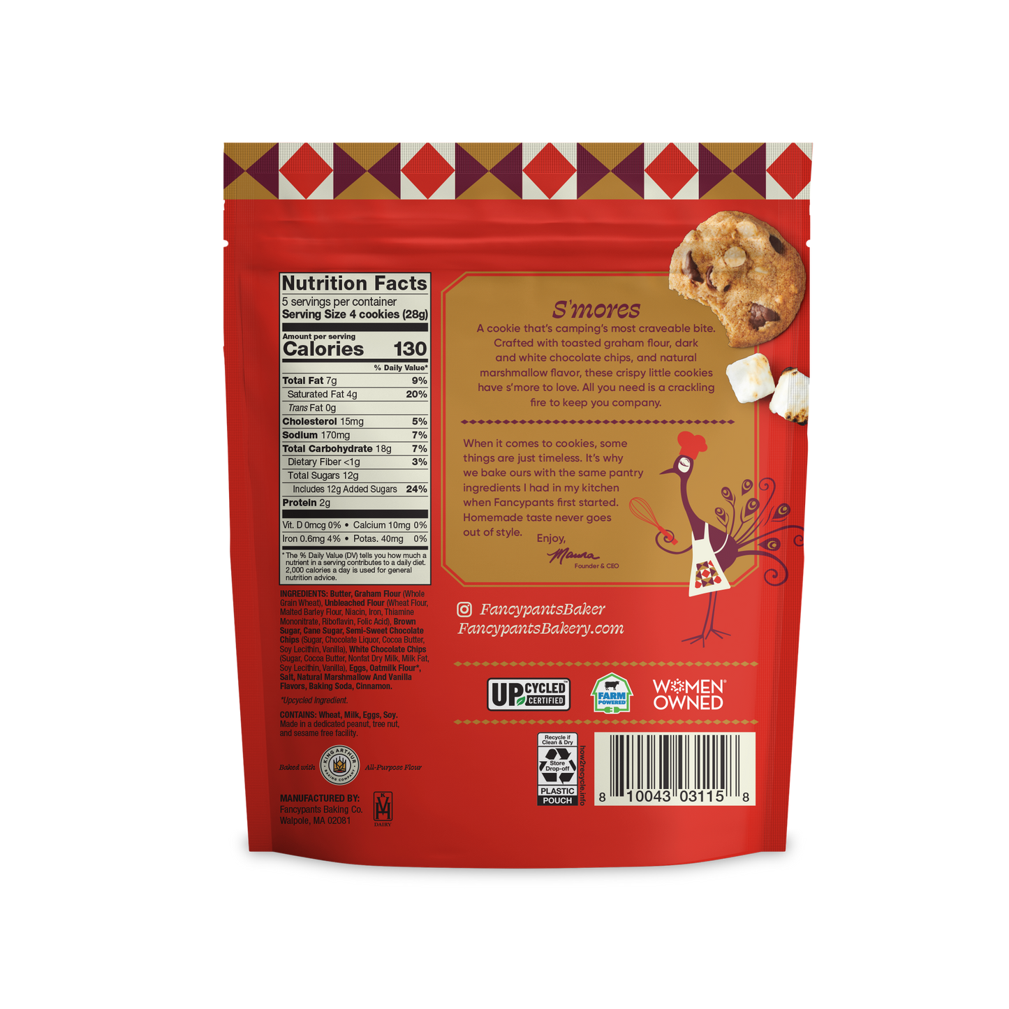 Fancypants Baking S'mores Cookies, 5oz