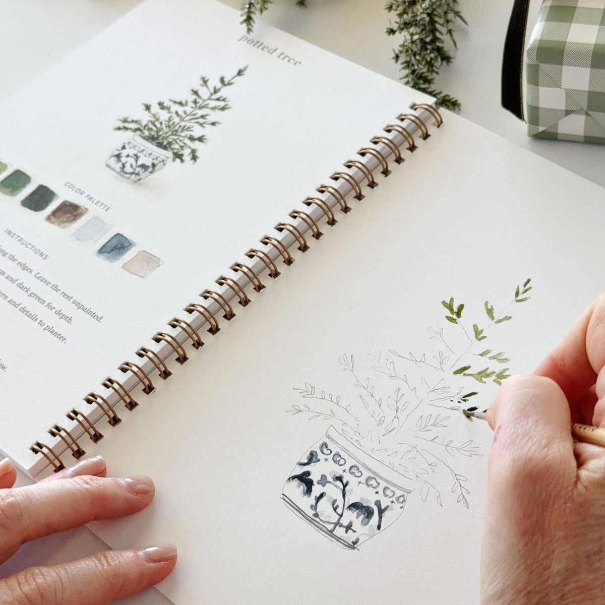 emily lex studio - Classic christmas watercolor workbook