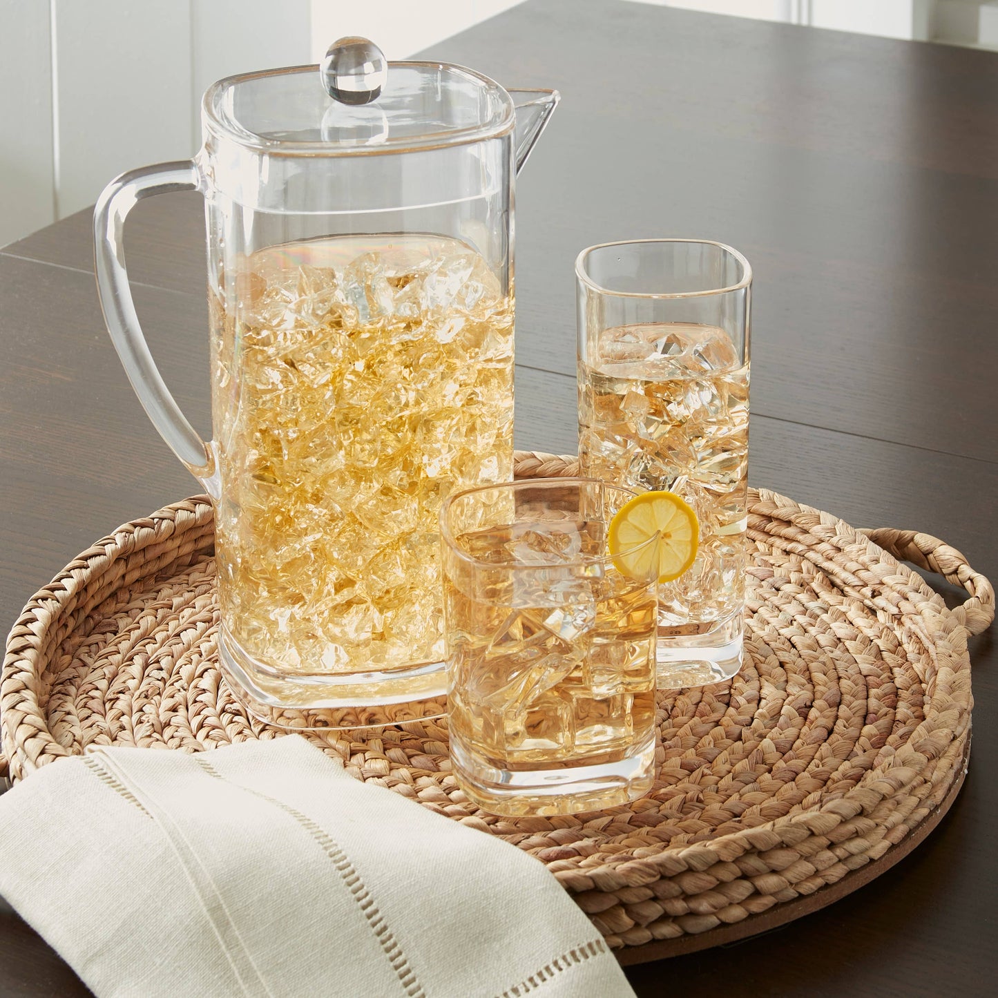 Acrylic Square Pitcher, 2Qt