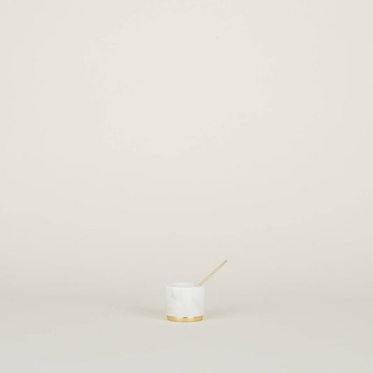 Hawkins New York Simple Marble Sugar & Salt Dish