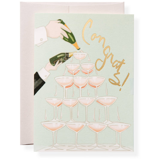 Karen Adams Designs - Veuve Greeting Card