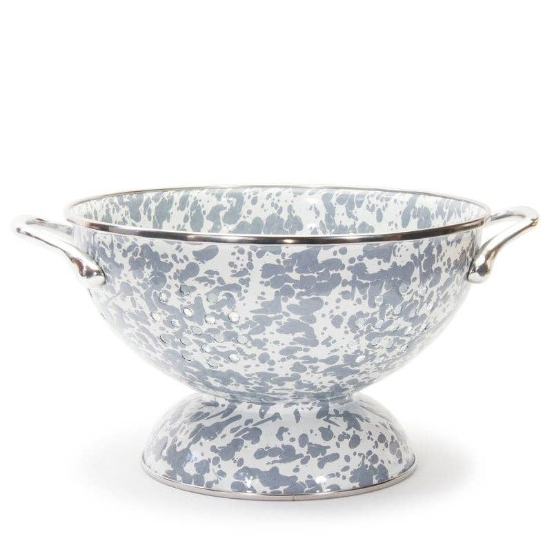 Crow Canyon Home - Golden Rabbit Enamelware Swirl Medium Colander