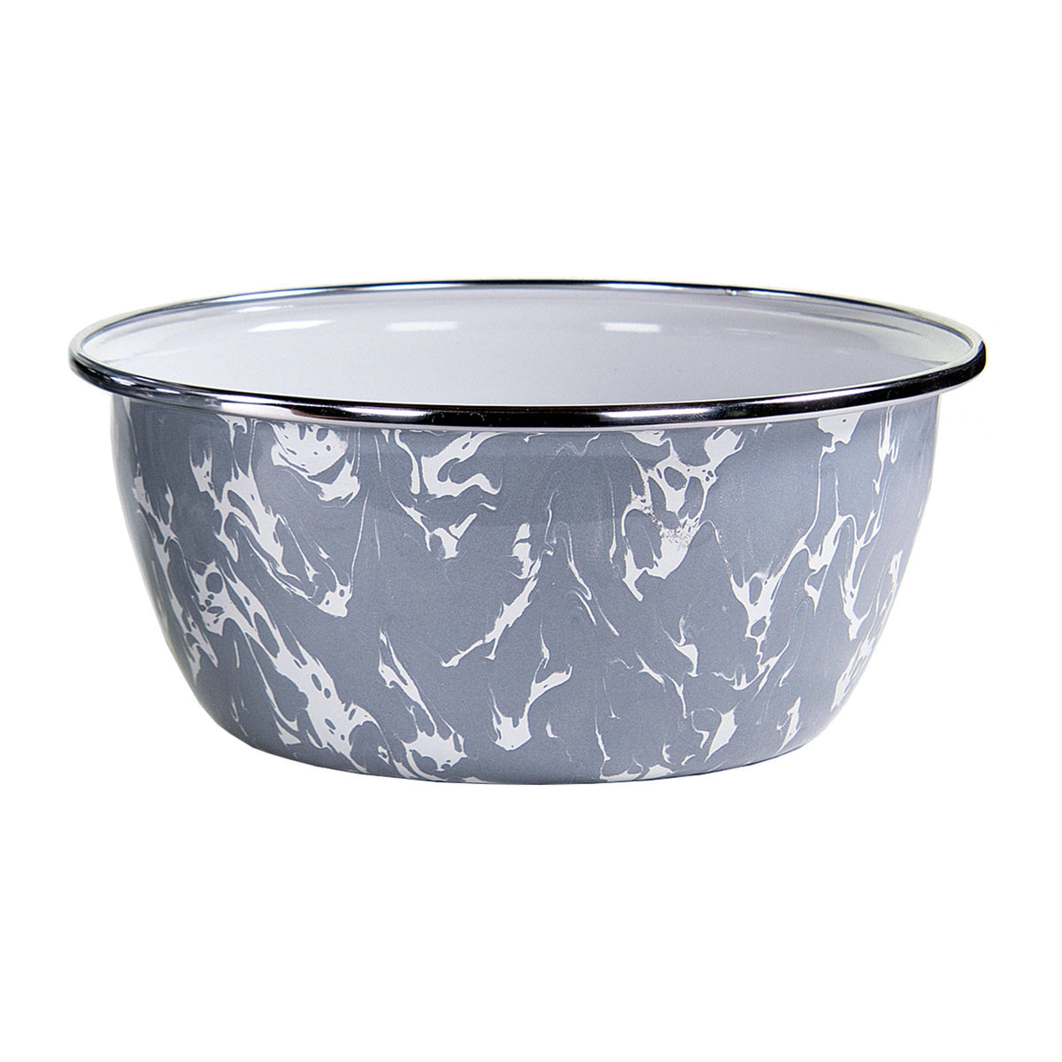 Crow Canyon Home - Golden Rabbit Enamelware Swirl Set of 4 Salad Bowls