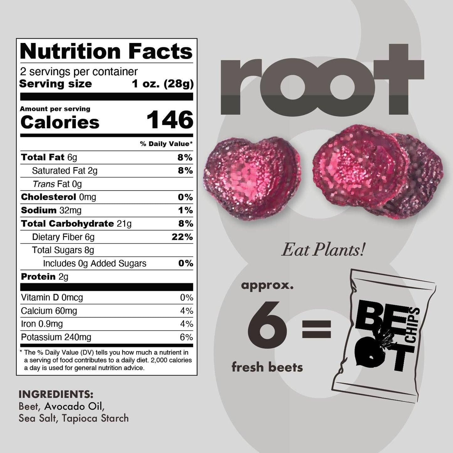 Root Foods Beet Chips