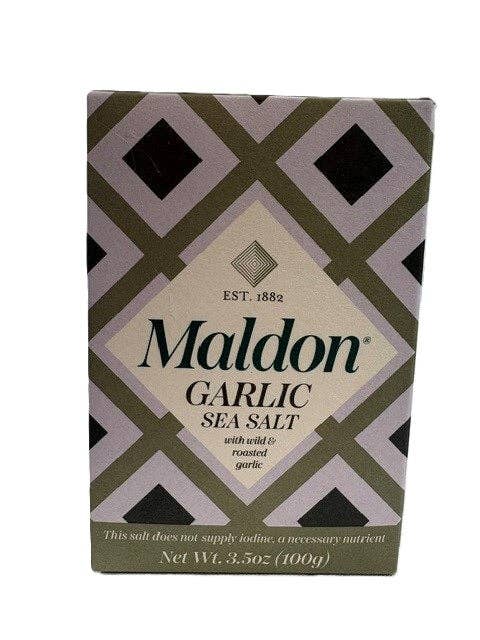 Maldon Garlic Sea Salt, 3.5 oz