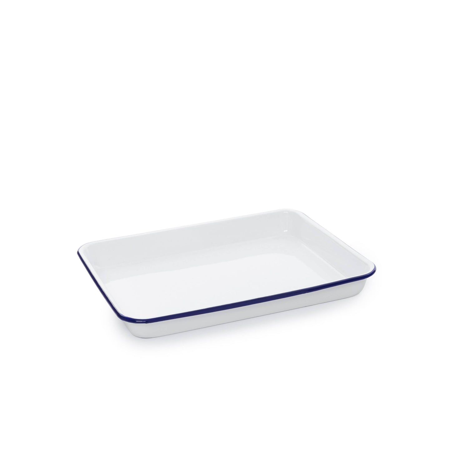 Crow Canyon Home Vintage Enamelware Small Rectangle Tray