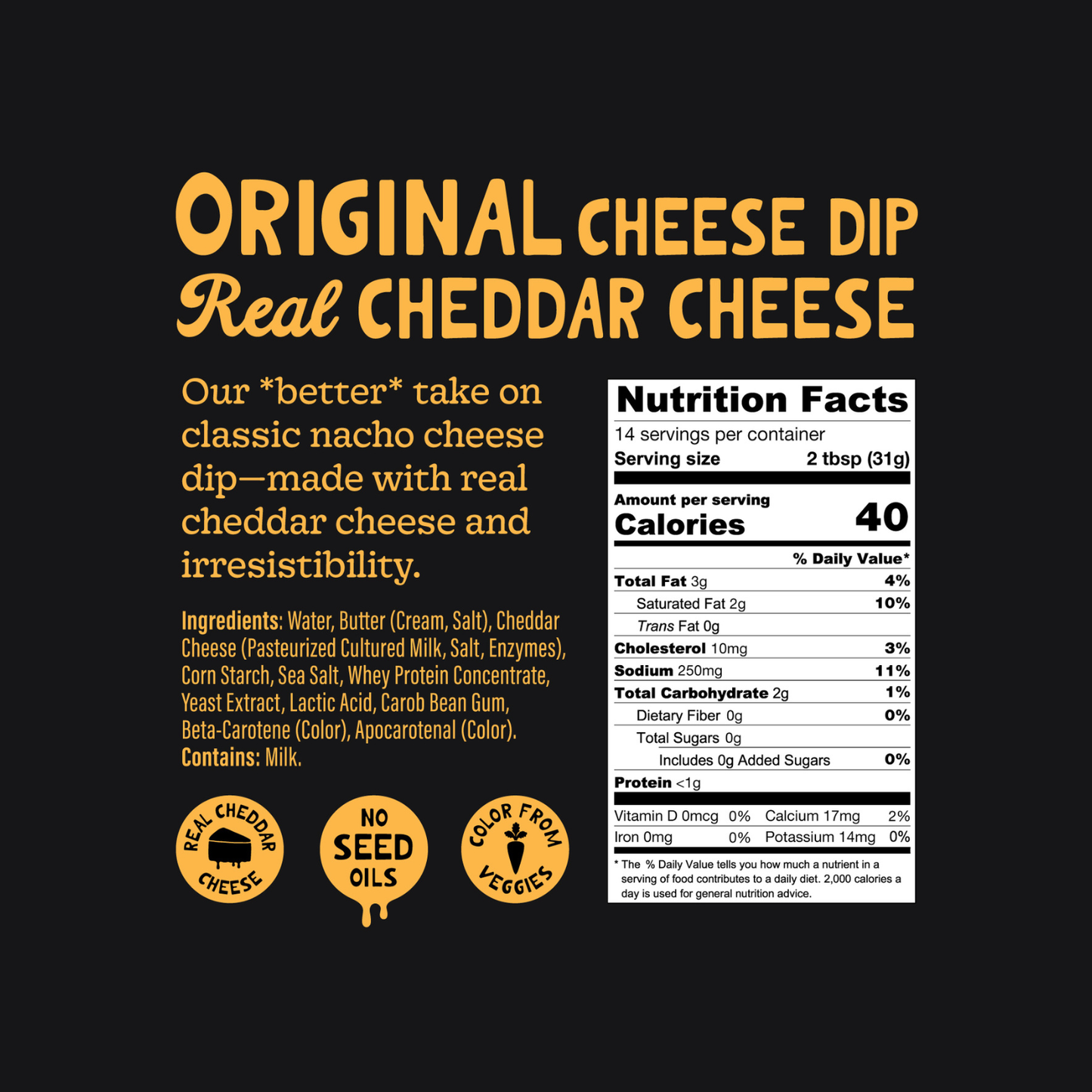 Drippy Dip Original Cheese Dip