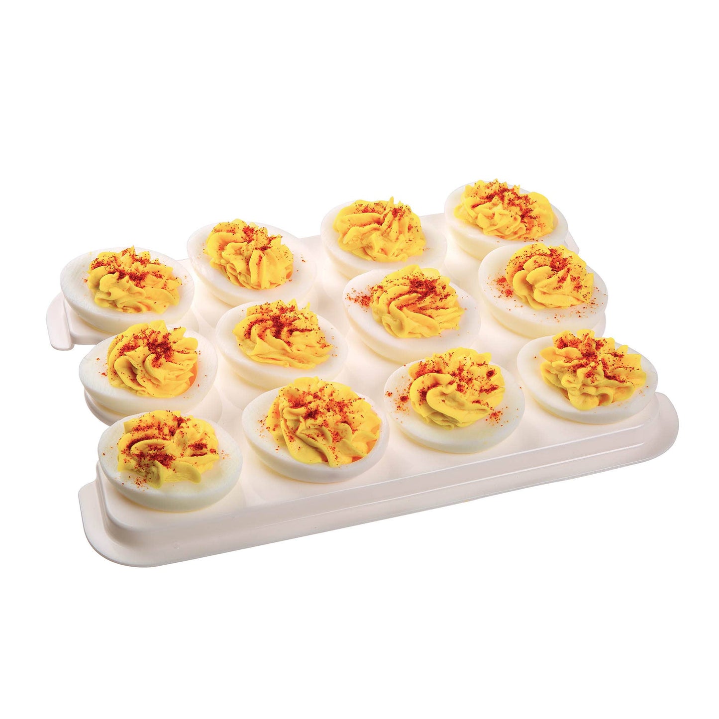 HIC - Harold Import Co. - Progressive Collapsible Deviled Egg Carrier, Holds 24 Eggs