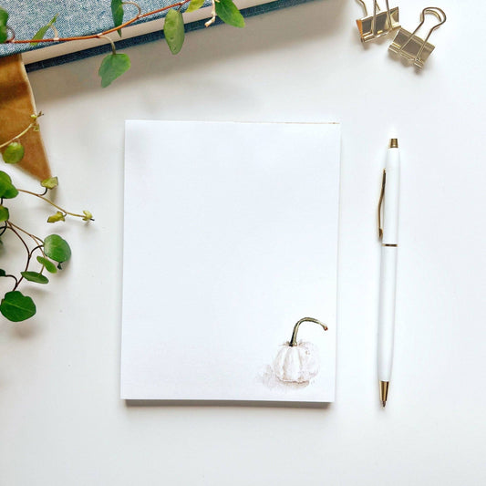 emily lex studio White Pumpkin Notepad