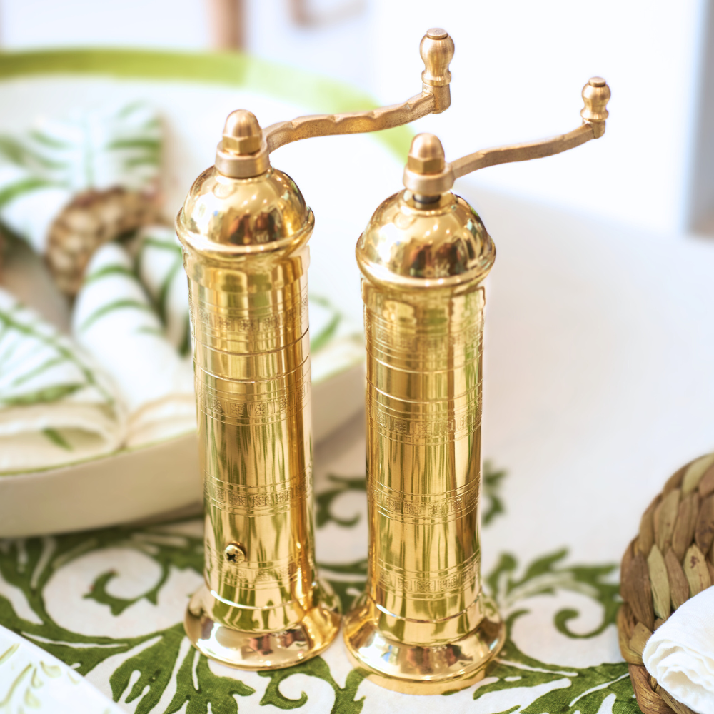 The Original Brass Greek Salt Mill, 8”