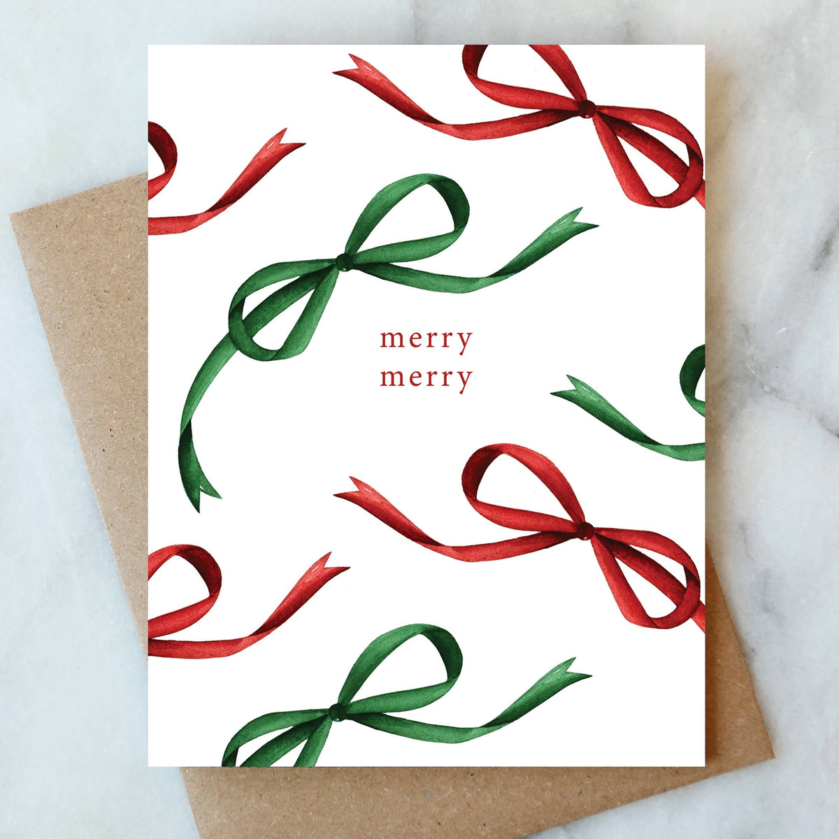 Abigail Jayne Design - Bows Holiday Card | Christmas Holiday Card