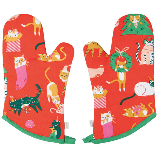 Let it Meow Oven Mitt, Set of 2