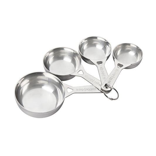 Le Creuset Stainless Steel Batch Baking Measuring Cups, Set of 4