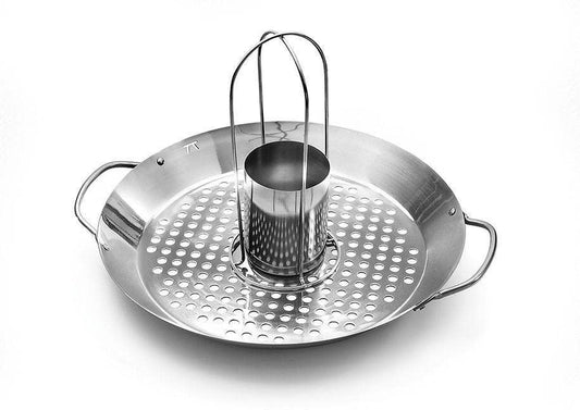 Outset 2 In 1 Chicken Roaster/Wok