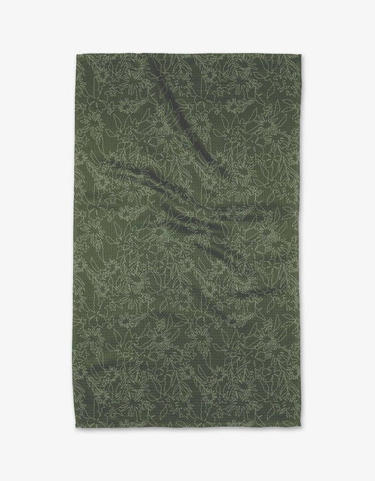 Geometry - Matcha Florals Kitchen Towel
