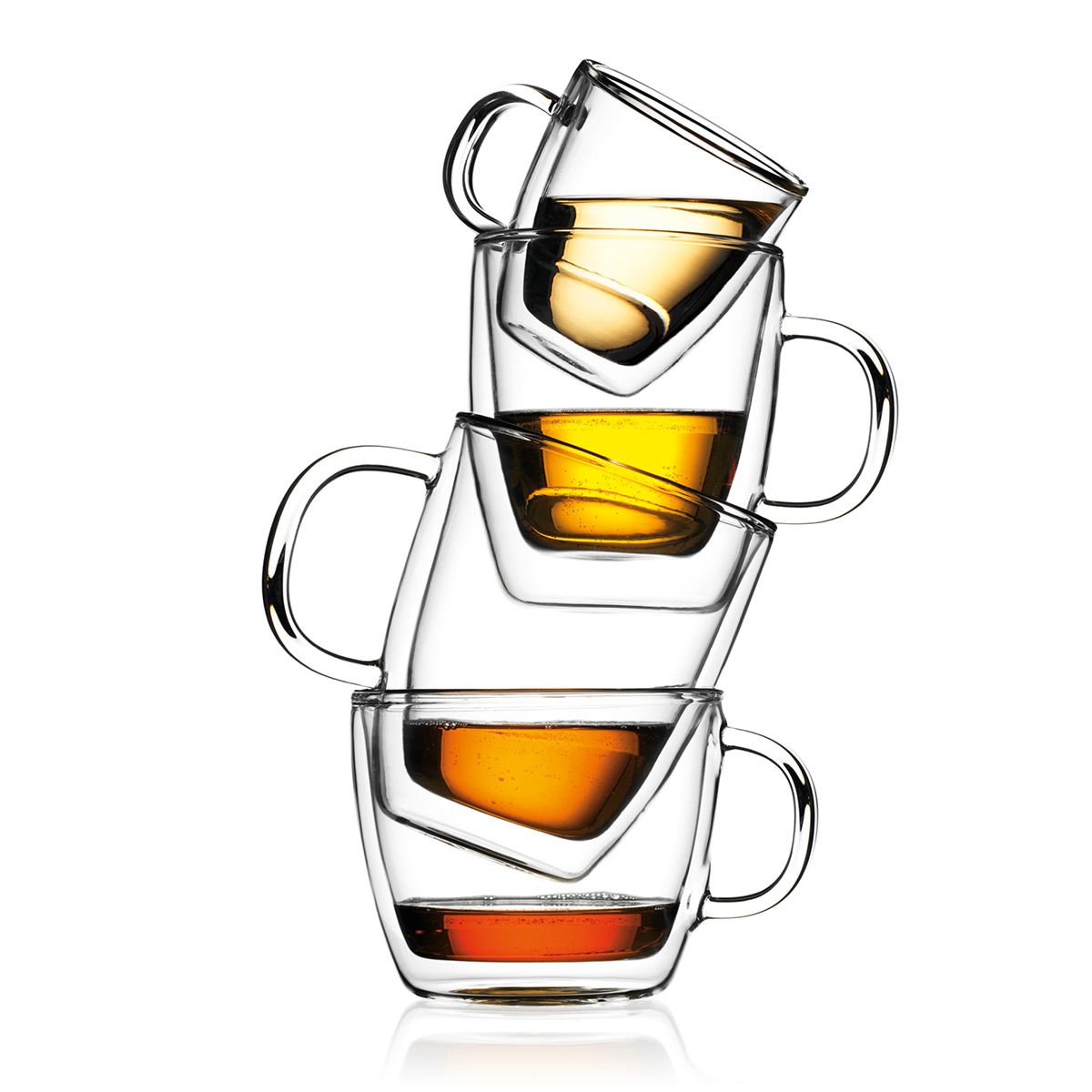 Bodum Bistro Double Wall Espresso Cup Set, 5 oz