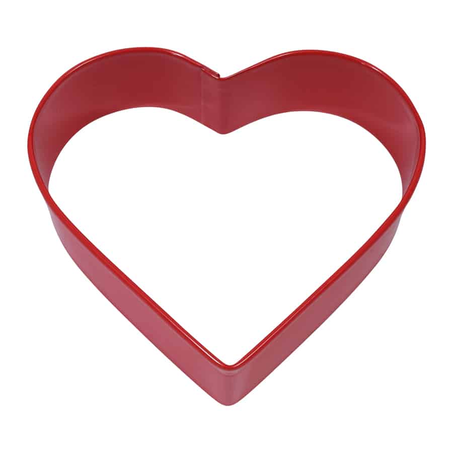 Heart Cookie Cutter Red, 1.5”