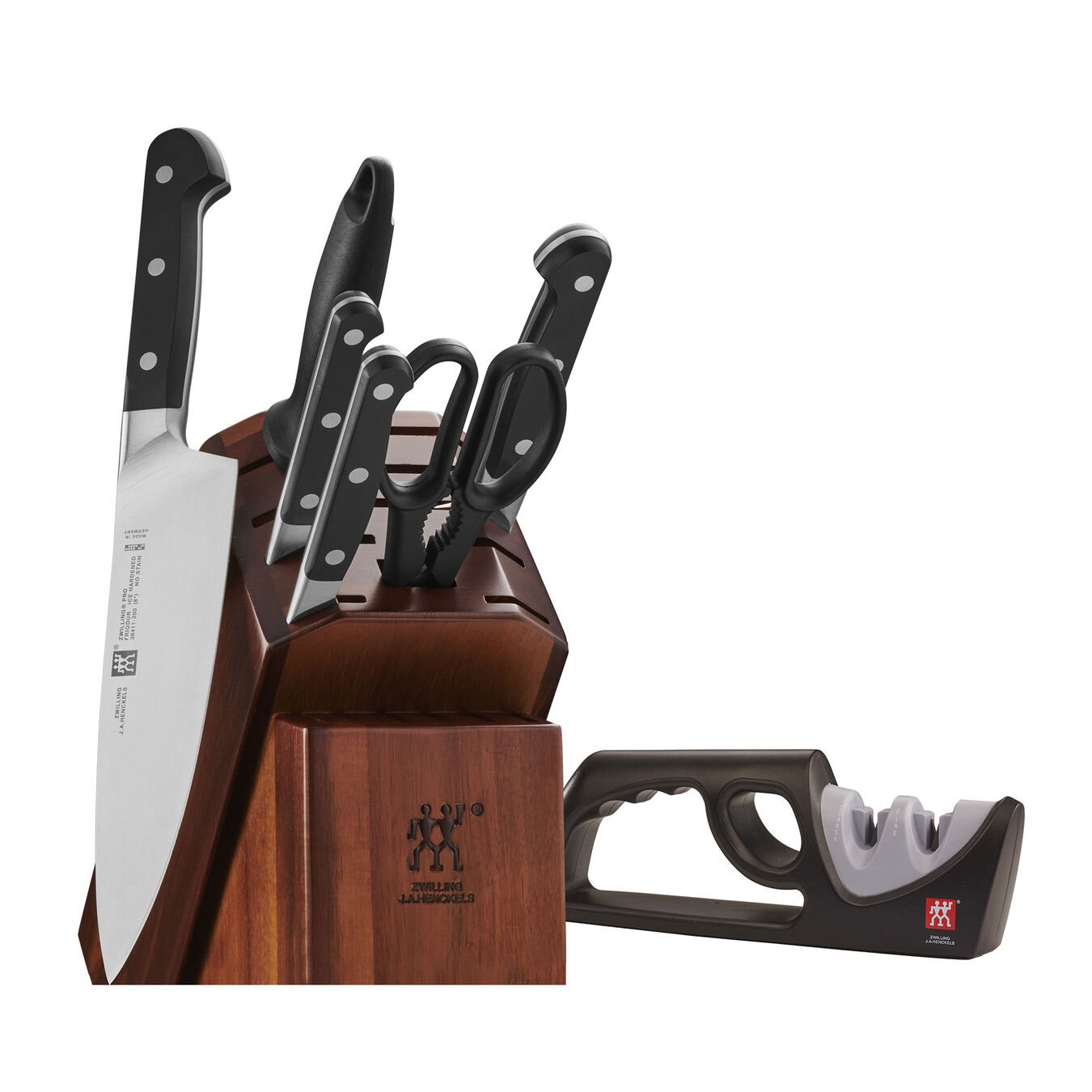 Zwilling Pro 8 Piece Knife Block Set, Acacia