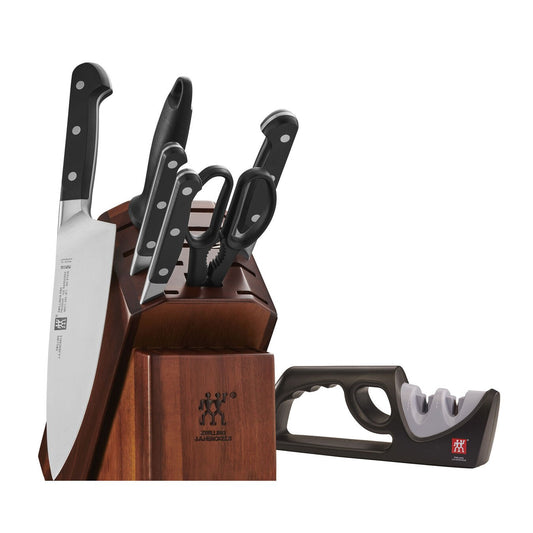 Zwilling Pro 8 Piece Knife Block Set, Acacia