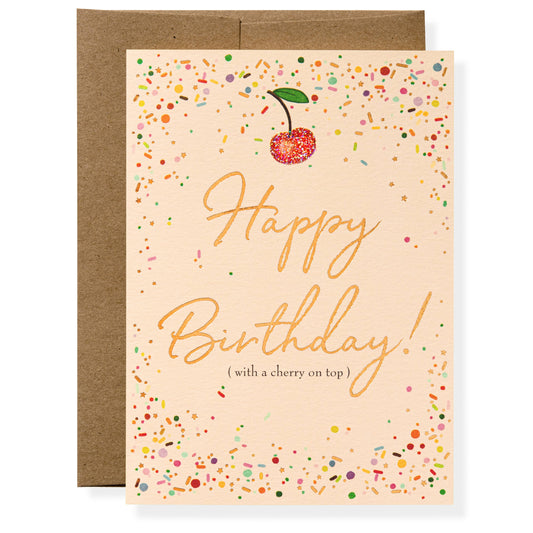 Karen Adams Designs - Cherry on Top Greeting Card