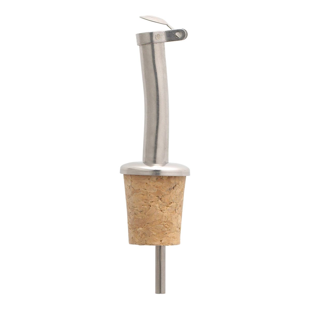 Fantes Bottle Stopper Pourers - Stainless Steel & Cork, Set of 2