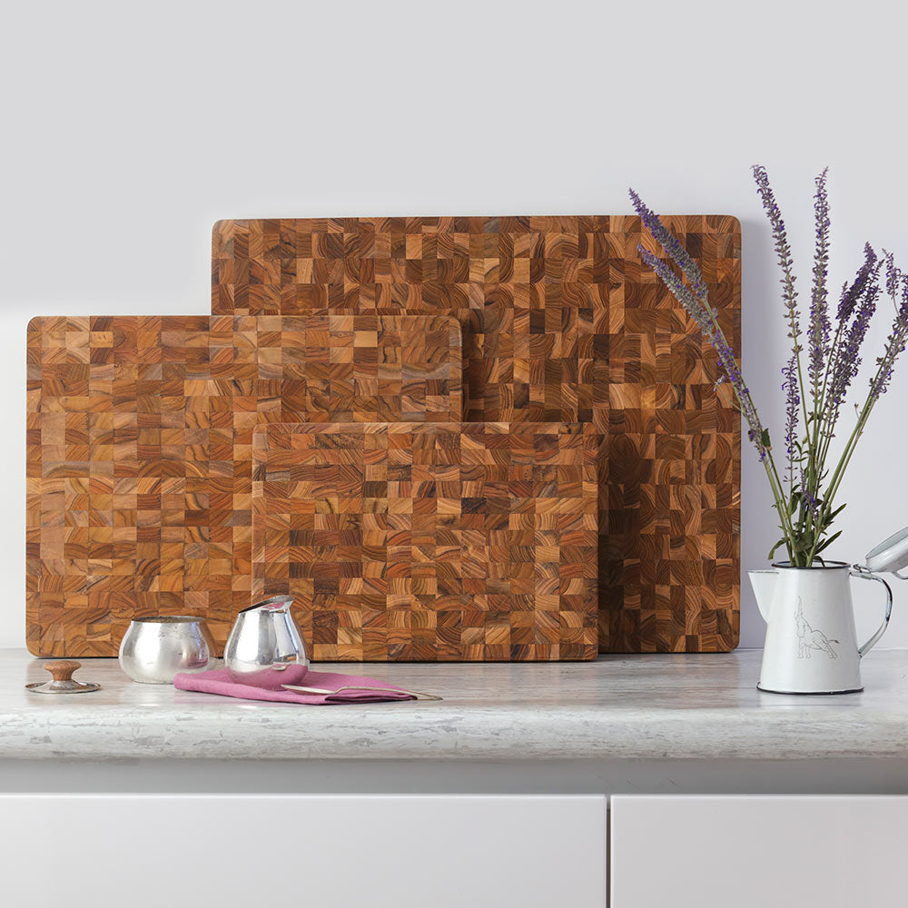 Teakhaus Thin & Lightweight End Grain Cutting Board