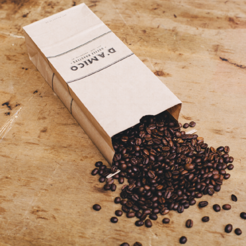 D'Amico Dark Roast Red Hook Whole Beans - 1 LB