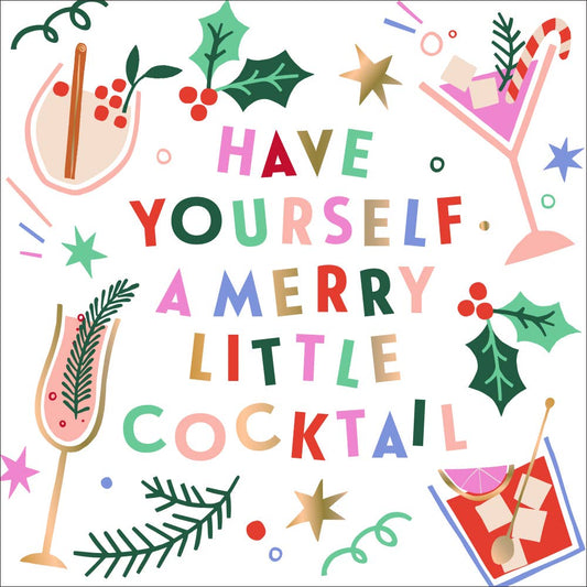 Merry Little Cocktail Cocktail Napkins - 20PC